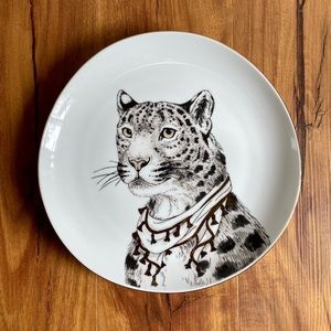 Rachel Koslowski x West Elm Gilded Leopard plate